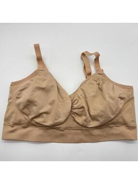Kindred Bravely Nursing Bra Size Large Regular Tan Nude Color